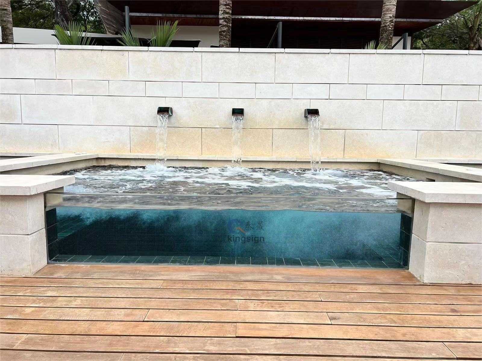 Why acrylic sheet are used instead of glass as swimming pool windows?