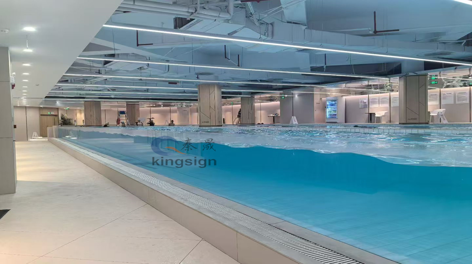 Kingsign 30m length 120mm thick Acrylic Sheet Pool Window
